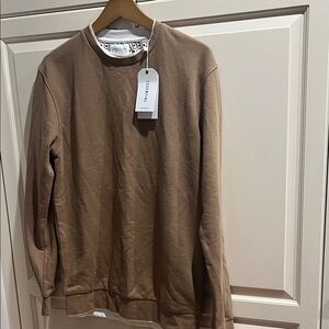 Denim & Flower Tan Crewneck Sweater